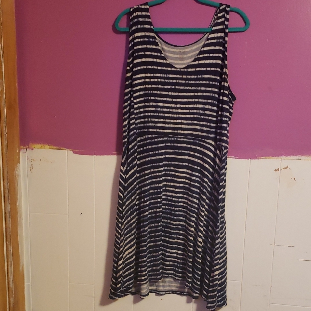 Striped Sleeveless Dress